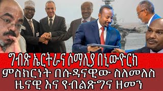 ግብጽ ኤርትራና ሶማሊያ በኒውዮርክ ምስክርነት በሱዳናዊው ስለመለስ ዜናዊ እና የብልጽግና ዘመን [upl. by Terrance211]