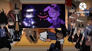 Past Michael and his classmates react to the afton family [upl. by Ayam821]