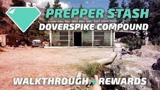 DIY AND DOA DOVERSPIKE COMPOUND PREPPER STASH  FAR CRY 5 [upl. by Haldis]