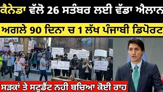 ਕੈਨੇਡਾ ਜਾਣ ਵਾਲੇਆ ਲਈ 2 ਵੱਡੇ ਝਟਕੇ  Canada PR  Canada to india  Canada Tourist Visa [upl. by Ajnot]