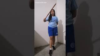 Baracena Bernadette B AB11AC 12 BASIC STRIKES IN ARNIS arnis [upl. by Aremus448]