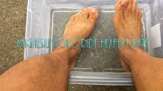 Benefits Soaking Feet in Magnesium Chloride Hexahydrate [upl. by Rawden]