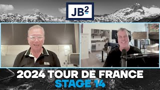 Modern cycling is faster all around  Tour De France 2024 Stage 14  JB2 [upl. by Bokaj]