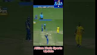 Pollard Attitude IPL cricket ipl sports alltimekhela pollard [upl. by Sajet157]