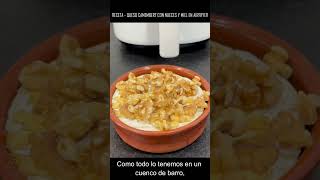 Receta queso camembert con nueces y miel en airfryer shorts recetas recetasfaciles [upl. by Trotter]