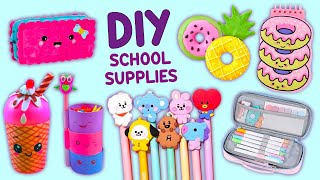 25 DIY SCHOOL SUPPLIES IDEAS  BACK TO SCHOOL HACKS [upl. by Twelve]