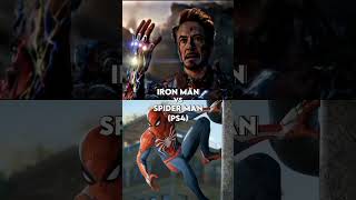 Iron Man Vs SpiderMan All Versions  Live action  ironman spiderman fyp trending [upl. by Ahsinrad]