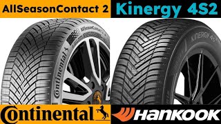 Continental AllSeasonContact 2 vs Hankook Kinergy 4S2 [upl. by Bergman975]