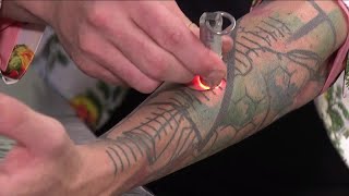 Magic Ink The tattoo that can be turned on and off thanks to engineering lab in Boulder [upl. by Alleul]