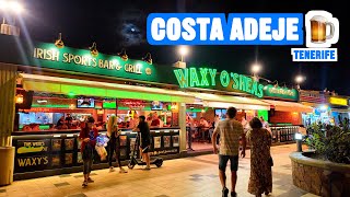 Costa Adeje Tenerife 🇪🇸 Nightlife 🍺 [upl. by Ymmat494]