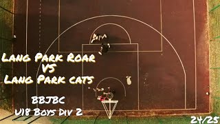 Lang Park Roar vs Lang Park Cats  Summer Comp Basketball [upl. by Ymeon133]