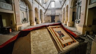 TROVIAMO I DOCUMENTI DEL PAESE DAL 1500 A OGGI DENTRO LA CHIESA ABBANDONATA DOPO IL TERREMOTO [upl. by Eelorac]