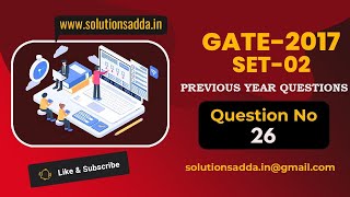 EM  Probability  CS GATE PYQs  GATE 2017 Set2 Solutions  Solutions Adda  Q26  GATE 2022 [upl. by Inahpit]