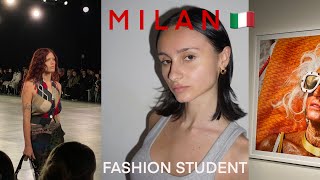 Istituto Marangoni Fashion student living in Milano 🇮🇹🪞 Fashion Week vlog amp I got new Tabis [upl. by Nylrehs827]