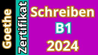 Goethe Zertifikat B1 – Schreiben Teil 1 [upl. by Ardnoel422]