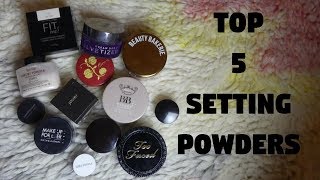 Top 5 Setting Powders  Mature Dry Skin [upl. by Aicilak]