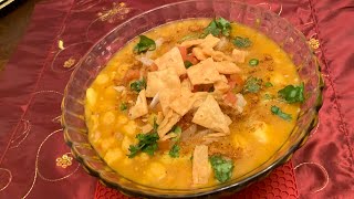 Kathiawari Cholay Chaat Recipe  Snack Special [upl. by Nafets]