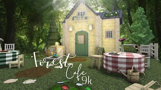 Bloxburg  Forest Cafe 9k ☕  Tour No Gamepass [upl. by Anilef258]