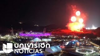 El espectacular timelapse del cierre de los Juegos Olímpicos de Invierno en Pyeongchang [upl. by Notlef]