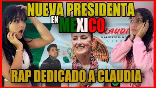 RAP DEDICADO A LA PRIMERA PRESIDENTA DE MEXICO CLAUDIA SHEINBAUM CUBANOS REACCIONAN [upl. by Haimehen]