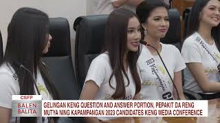 Gelingan keng Q amp A portion pepakit da reng MNK 2023 candidates keng Media Conference  CLTV36 News [upl. by Leelahk666]