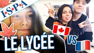 LYCÉE au CANADA VS Lycée en France [upl. by Forsyth]