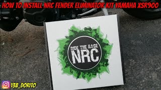 YAMAHA xsr900 New Rage Cycle NRC nrc fender eliminator kit installation [upl. by Notlehs650]