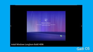 instal Windows Longhorn Build 4096 windows 7 mod [upl. by Goldshell]