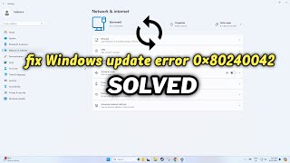 FIXED Windows update error 0x80240042 [upl. by Htur]