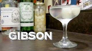 Gibson  the Classic Cocktail That Is Not to Be Confused with a Martini [upl. by Bunting338]