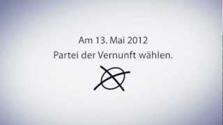 Radiospot der Partei der Vernunft zur NRWLandtagswahl am 13 Mai 2012 [upl. by Lorollas429]