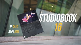 ASUS ProArt StudioBook 16 4K OLED  ASUS Dial [upl. by Assirual797]