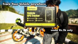 You should get this device ASAP  SeTrackGps Fitted in KTM Duke 390 [upl. by Chaffinch]