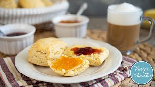 Быстрые Вкусные Ароматные Булочки на Кефире БЕЗ Дрожжей Яиц Сконы  Buttermilk BiscuitsScones [upl. by Ellirehs]