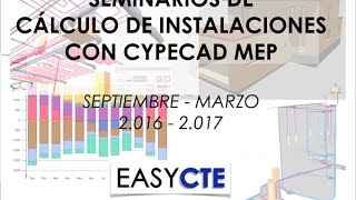 Seminarios CYPECAD MEP de cálculo de instalaciones Presentación [upl. by Anjali]