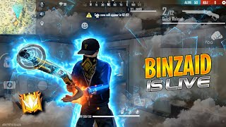 TOP 1 INDIA  FROM 7 YEARS👽binzaid freefirelive [upl. by Norra]