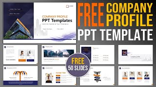 Free Company Profile PowerPoint Template [upl. by Dazhahs476]