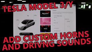 HOW TO ADD CUSTOM SOUNDS TO TESLA BOOMBOX CHANGE YOUR HORN [upl. by Naget]