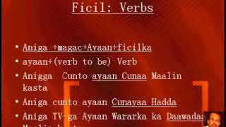 Somali language grammar Part 1 for English Speakers [upl. by Eenaffit]