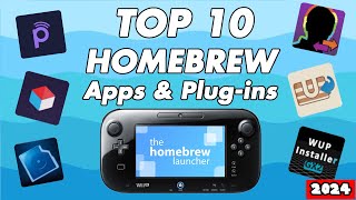 Top 10 Essential Wii U Homebrew Apps amp Plugins 2024 [upl. by Hadria934]