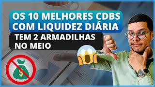 10 Melhores CDB Liquidez Diária Hoje com Maior Ganho do CDI 2024  Quanto Rende 1 Milhão Reais [upl. by Assirak]