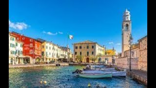 Lago di Garda Lazise Italy Walking Tour 4K [upl. by Abad]