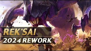 REKSAI 2024 REWORK Gameplay  League of Legends [upl. by Srini757]