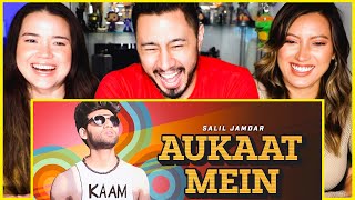 SALIL JAMDAR  Aukaat Mein Official Lockdown Video  Reaction by Jaby Koay Natasha amp Achara [upl. by Odnalro]