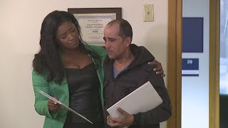 Woman helps homeless man who returned lost 10000 check [upl. by Ilrac28]