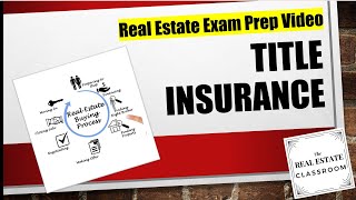 Title Insurance  Real Estate Exam Prep [upl. by Tessler93]