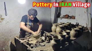 IRAN Village Style Pottery  Pottery In IRAN Village  هنر سفال گری در ایران [upl. by Ema62]