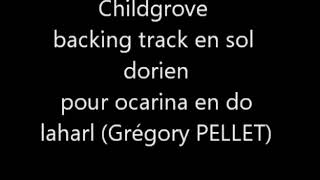 childgrove backing track en sol dorien [upl. by Nylecaj749]