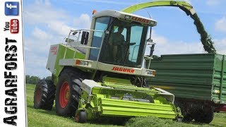 Grassilage 2017 mit Claas Jaguar 840 und Fendt 700 Vario [upl. by Netti]