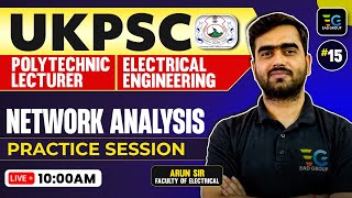 Network Analysis UKPSC Polytechnic Lecturer Electrical Engg by Arun sir  EAD online classes [upl. by Bergman429]